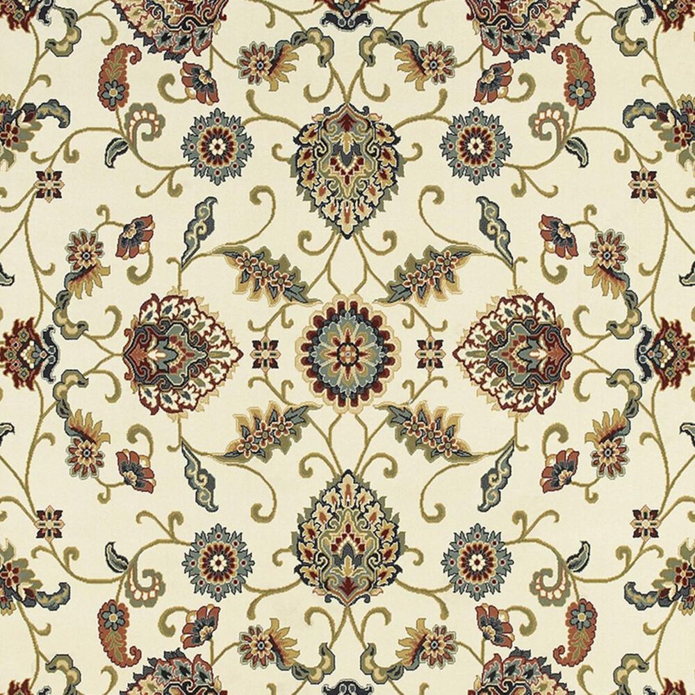 Oriental Weavers Kashan 9946W 1&#39;10&quot; x 3&#39; Ivory Area Rug, , large