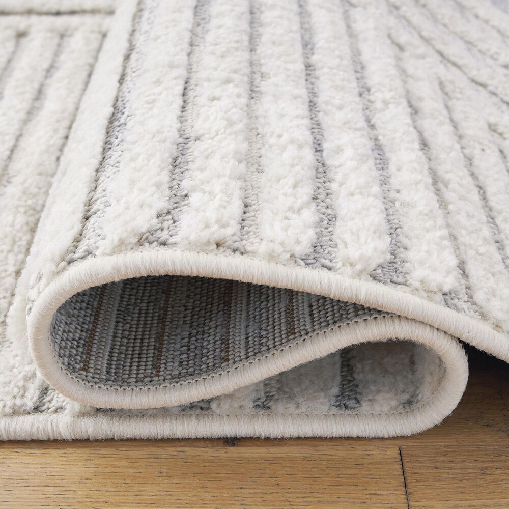 Ashley Lambworth 7&#39;10&quot; x 10&#39; Gray and Cream Area Rug, , large