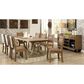 Furniture of America Mcinnis Dining Table in Rustic Pine, , large