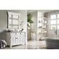 James Martin Vanities Brookfield 48" Single Bathroom Vanity in Bright White with 3 cm Carrara White Marble Top and Rectangle Sink, , large