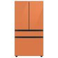 Samsung Bespoke 4-Door French Door Refrigerator Bottom Panel in Clementine Glass, , large