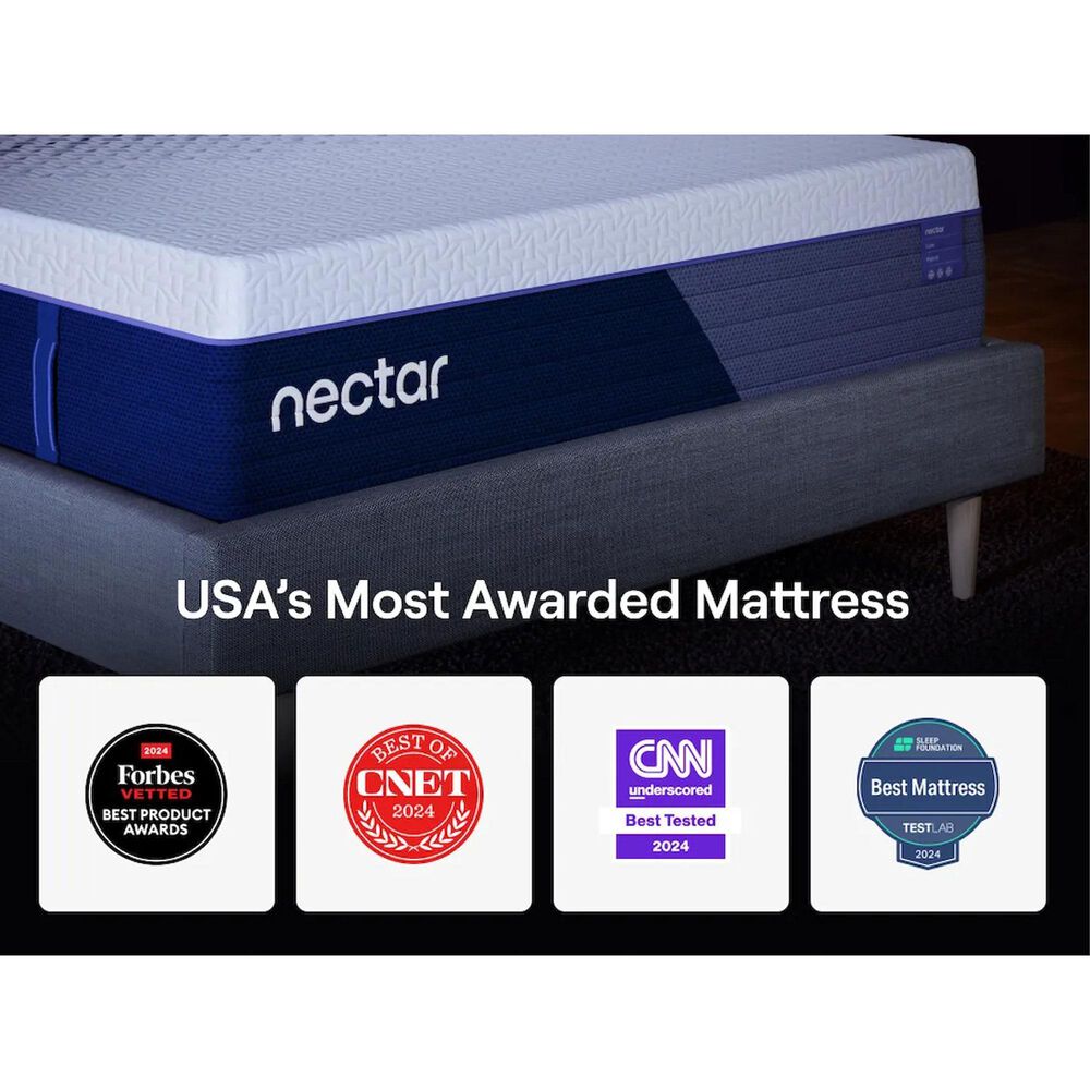 Nectar Luxe Hybrid 5.1 Medium Plush California King Mattress, , large