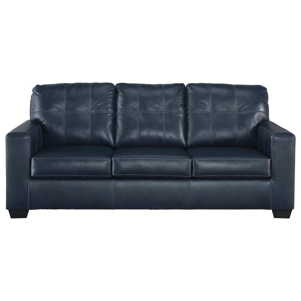 Ashley Santorine Stationary Queen Sofa Sleeper in Ocean, , large