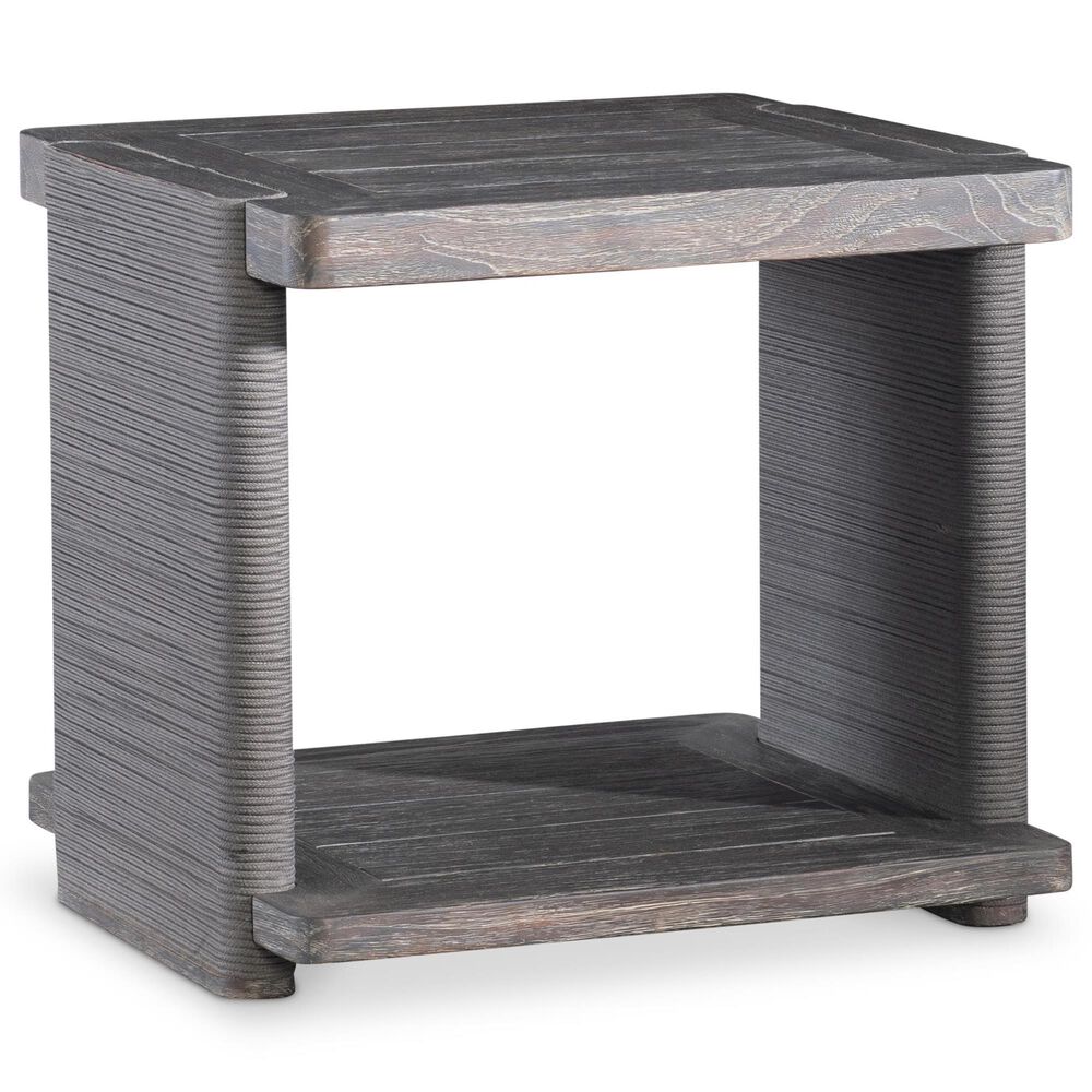 Bernhardt Andros Outdoor Side Table in Smoked Truffle and Oxford Brown, , large