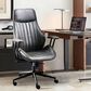 HOMLUX High Back Ergonomic Office Chair with Suede Leather in Gray, , large