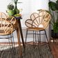 Baxton Studio Garan Counter Stool in Black, , large