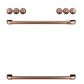 Cafe Handle and Knob Kit for Built-In Range in Brushed Copper, , large