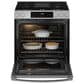 GE Appliances 30" Slide-In Front-Control Gas Range with Self-Cleaning in Stainless Steel and Black, , large