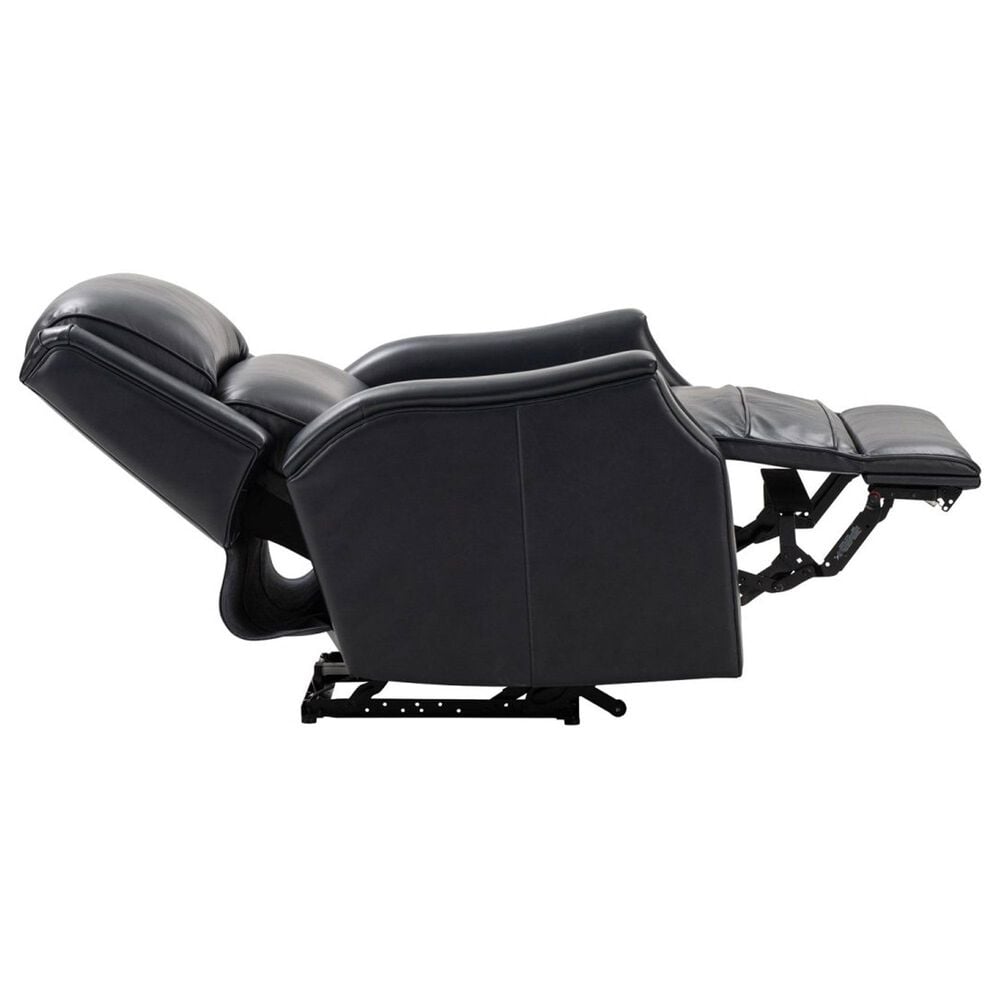 Barcalounger Leather Power Recliner in Shoreham Blue, , large