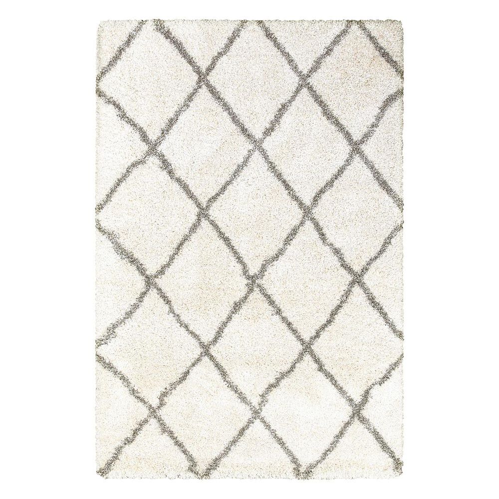 Oriental Weavers Henderson 90W 2"3" x 7"6" Ivory/Grey Runner, , large