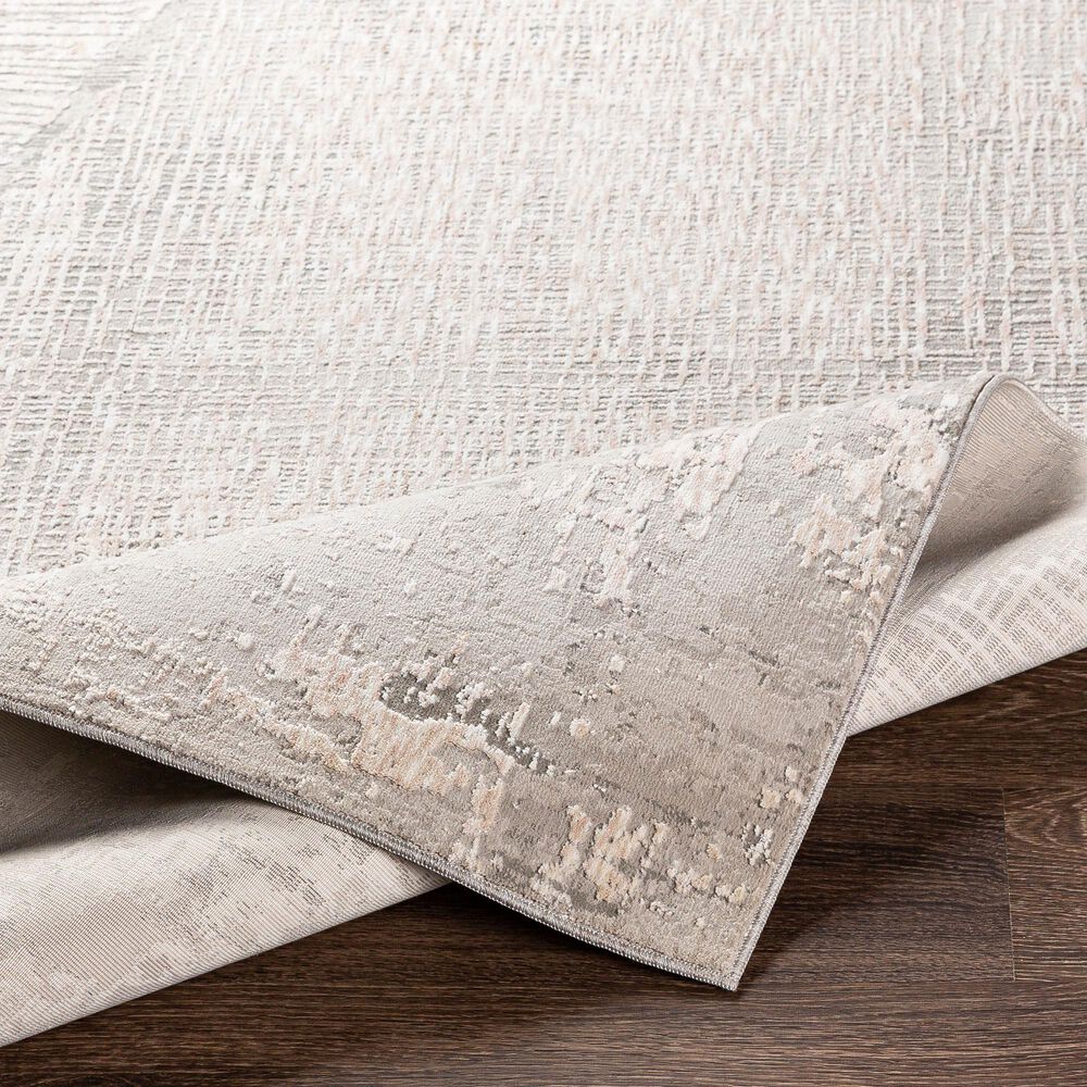 Surya Carmel 5&#39; x 7&#39;3&quot; Gray, White, Taupe and Ivory Area Rug, , large