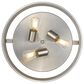 Golden Lighting Channing 15" Flush Mount in Pewter, , large