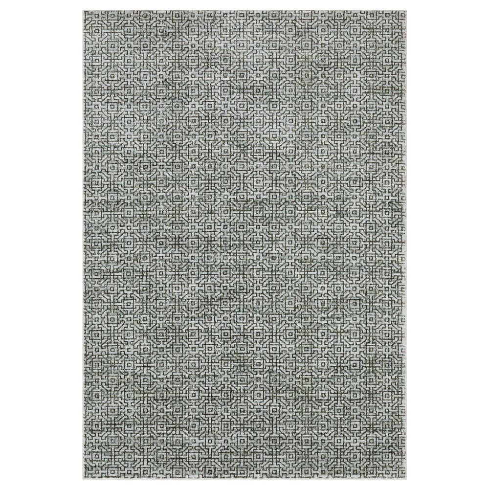 Oriental Weavers Atlas Blue and Brown 7"10" x 10"10" Area Rug, , large