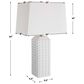 Uttermost Table Lamp in Gloss White, , large