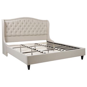 Jennifer Taylor Home Coverley King Platform Bed in Silver Gray, , large