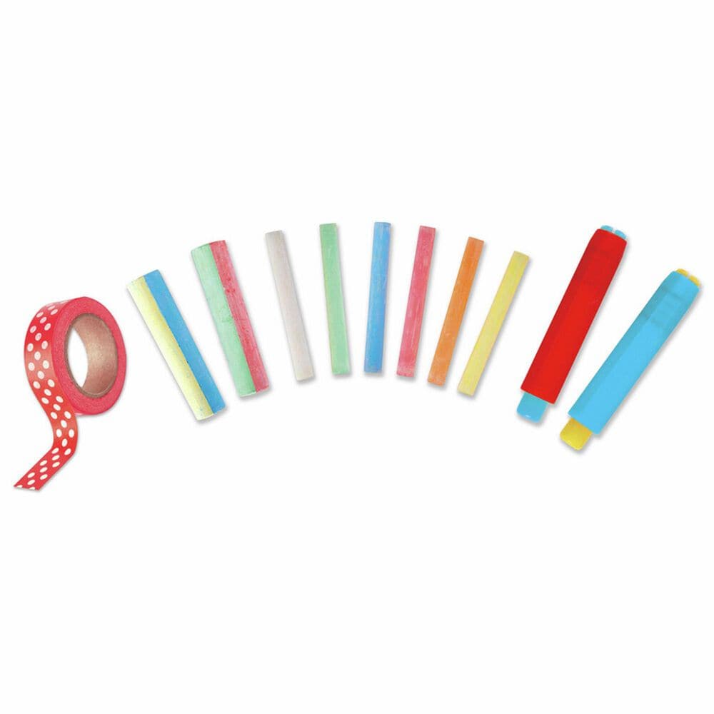 Hape Toys Chalks and Stencils Art in Multicolor, , large
