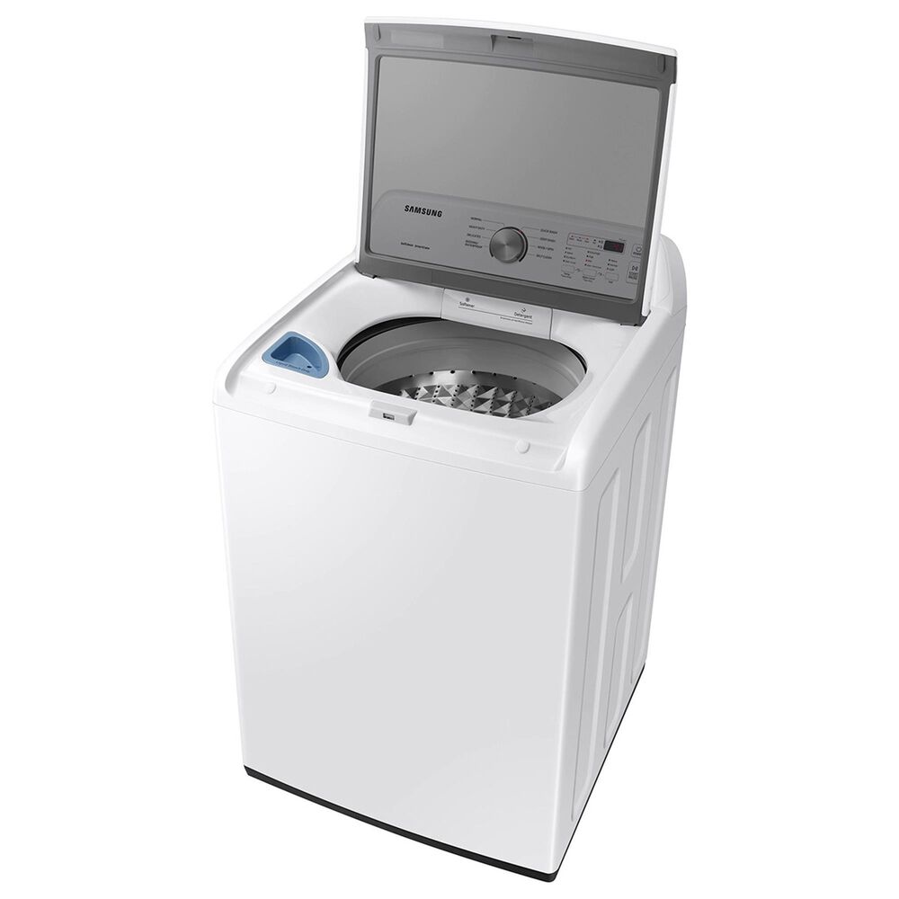 Samsung 4.5 Cu. Ft. Top Load Washer with Vibration Reduction Technology in White NFM