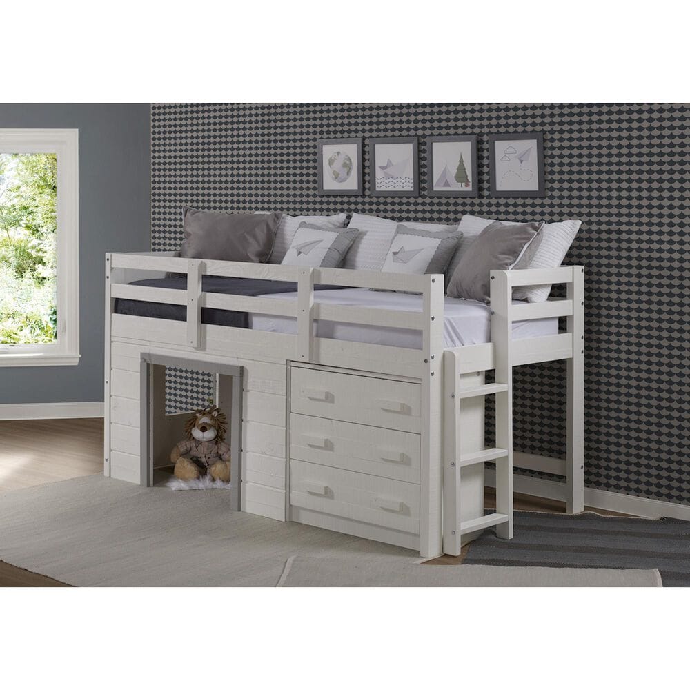 Forest Grove Sweet Dreams 3 Drawer Chest in White and Grey, , large