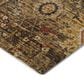 Dalyn Rug Company Silk Road Clove, Brown, Gold, Copper and Charcoal 10" x 14" Area Rug, , large
