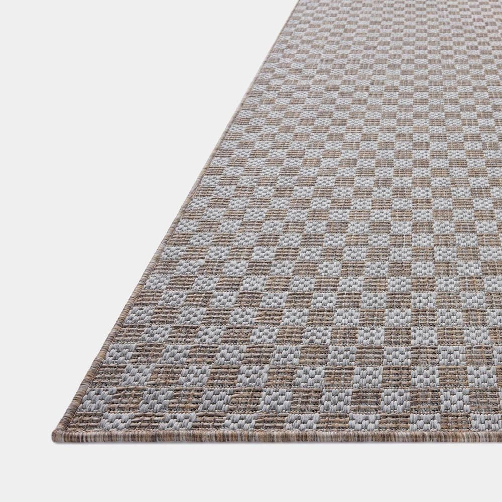 Amber Lewis x Loloi Topanga Natural and Silver 9&#39;2&quot; x 12&#39; Indoor/Outdoor Area Rug, , large