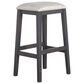 Fleming Furniture Co. Kady Stationary Stool with Fabric Seat in Mineral, , large