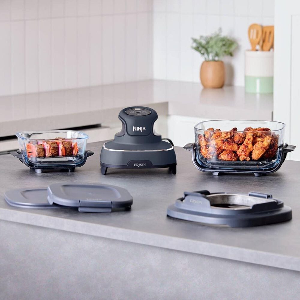 Shark Crispi 4-In-1 Portable Glass Air Fryer Cooking System in Cyberspace, , large