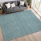Dalyn Rug Company Soft Essentials Solid Teal 8" x 10" Area Rug, , large