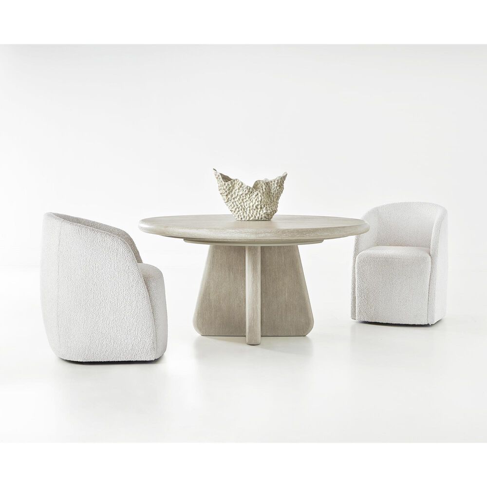 Bernhardt Arcadia Arm Chair in White, , large