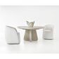 Bernhardt Arcadia Arm Chair in White, , large