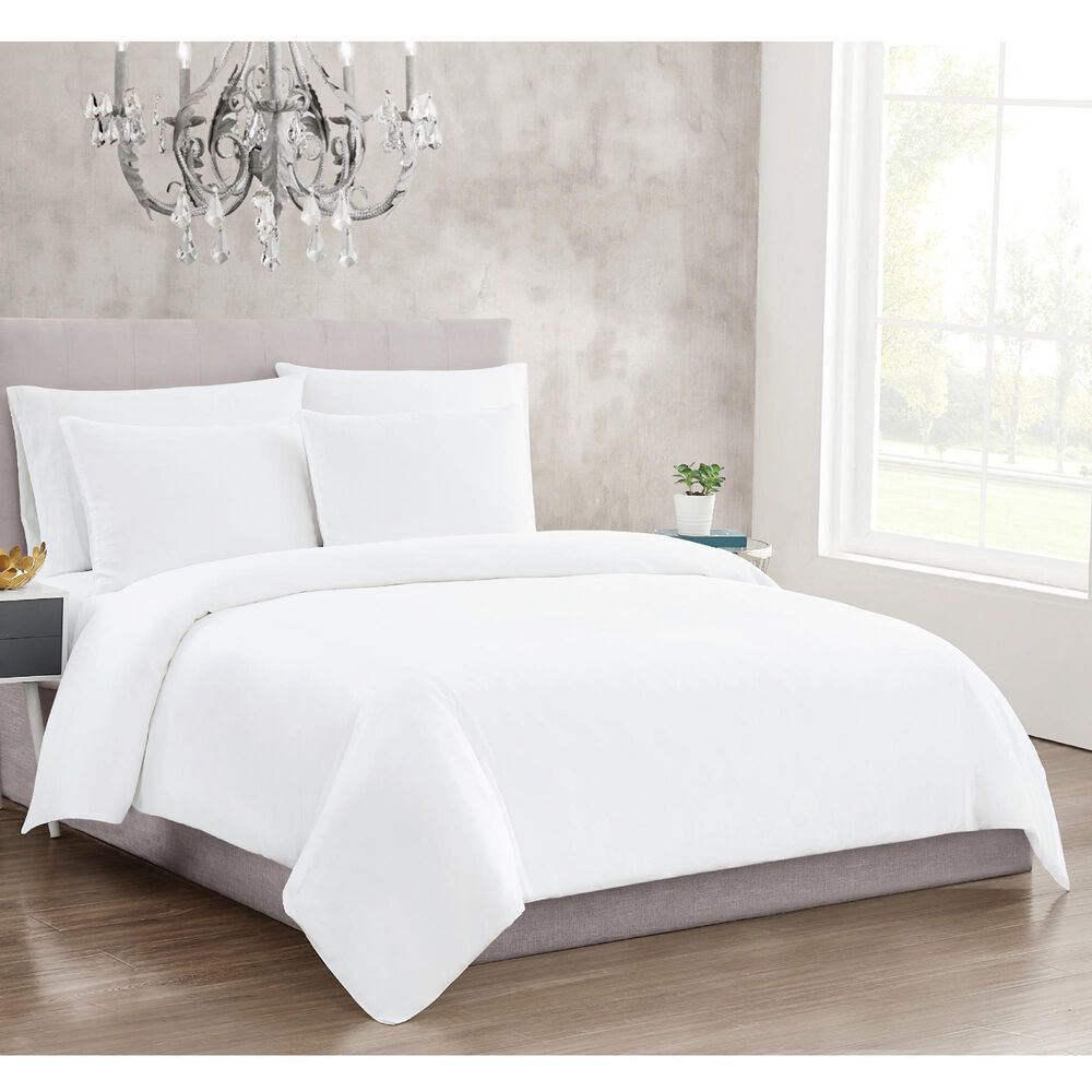 Pem America Christian Siriano New York 3-Piece King Duvet Set in White, , large