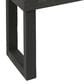 Hearth and Haven Patio Wood Dining Bench in Dark Grey, , large
