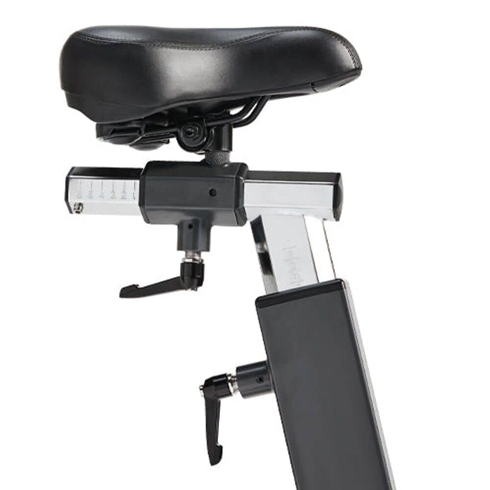 Sunny Health &amp; Fitness Premium Smart Magnetic Belt Drive Indoor Cycling Exercise Bike in Grey, , large