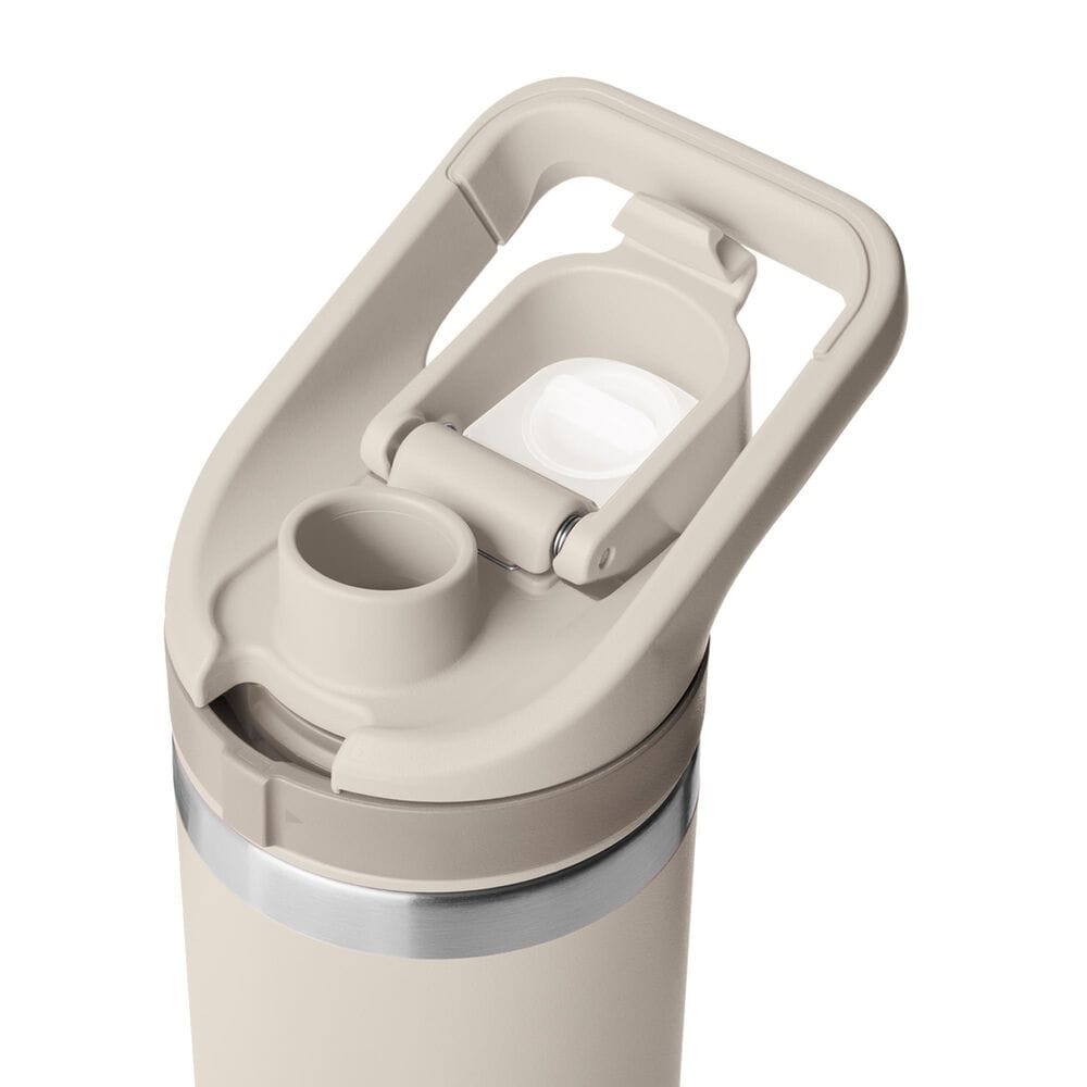 YETI Rambler 18 Oz Water Bottle with Flip Chug Cap in Cape Taupe, , large
