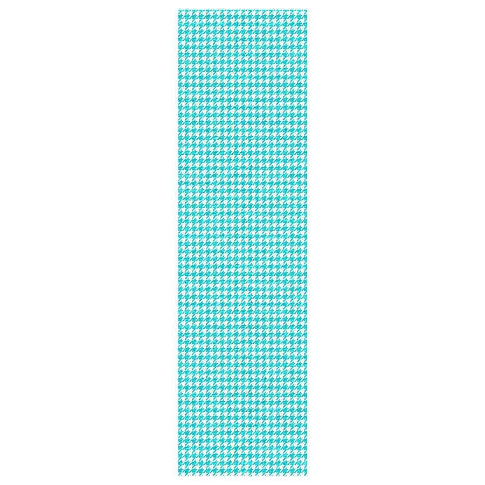 Dalyn Rug Company Hinton 2"3" x 12" Aqua Indoor/Outdoor Runner, , large