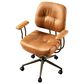 HOMLUX Executive Office Chair with Suede Fabric Cushion in Brown, , large