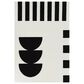 Balta Rugs Bassano 5"3" x 7" Black and White Area Rug, , large