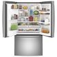 GE Appliances 22.1 Cu. Ft. Counter-Depth French-Door Refrigerator in Fingerprint Resistant Stainless Steel, , large