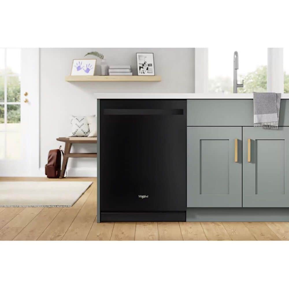 Whirlpool 24&quot; Built-In Bar Handle Dishwasher with 47 Decibel in Black, , large