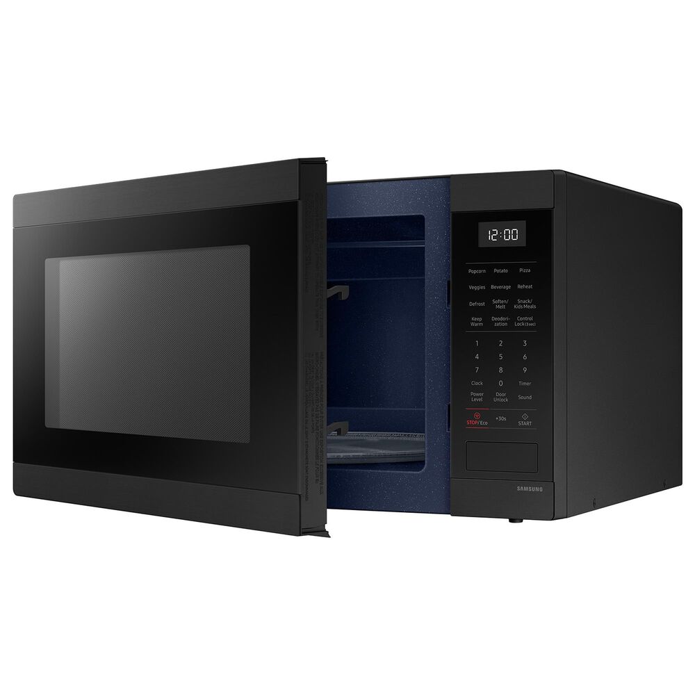 Samsung 1.9 Cu. Ft. Countertop Microwave with Sensor Cook in Matte Black Steel, , large
