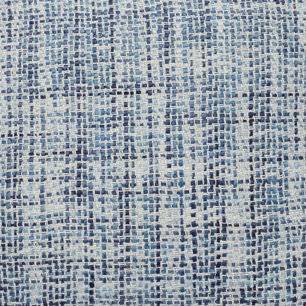 Classic Home Brax and Brook 22" Square Throw Pillow in Blue and Ivory, , large