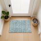 Dalyn Rug Company Soft Essentials Solid Sky 2"6" x 3"10" Indoor/Outdoor Area Rug, , large
