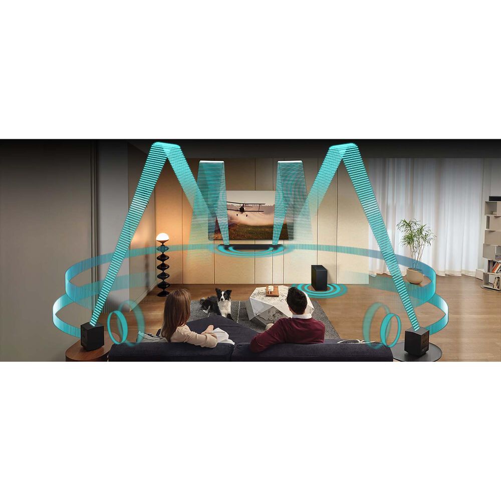 Samsung 11.1.4-Channel Wireless Dolby Atmos Soundbar System in Graphite Black, , large