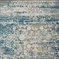 Safavieh Aria ARA156B 6"6" Square Blue and Creme Area Rug, , large
