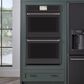 Cafe 2-Piece Kitchen Package with Matte Black 30" Smart Built-In Convection Double Wall Oven and Stainless Steel 36" Gas Cooktop, , large
