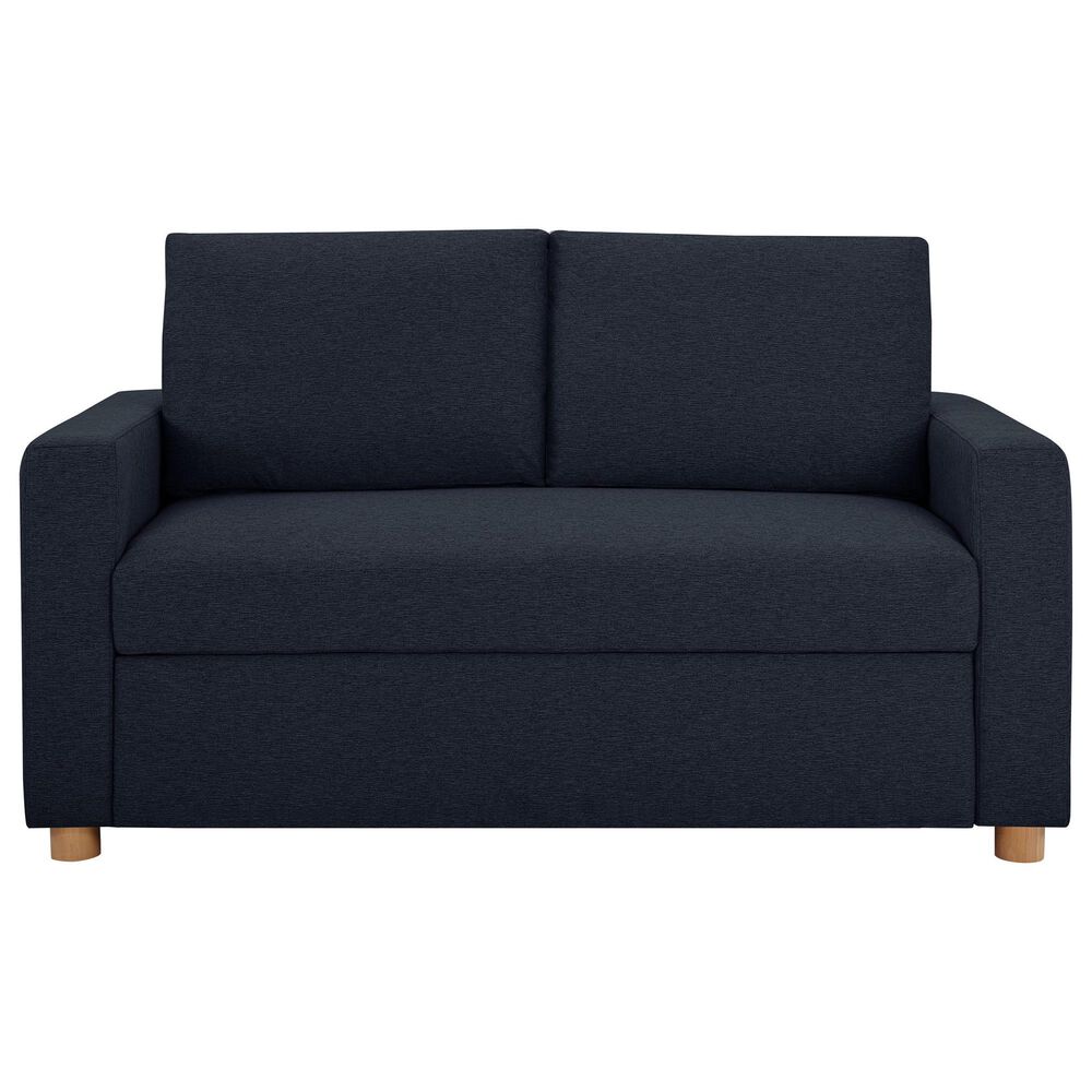 Lifestyle Solutions Tyler Convertible Sofa in Navy Blue, , large