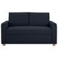 Lifestyle Solutions Tyler Convertible Sofa in Navy Blue, , large