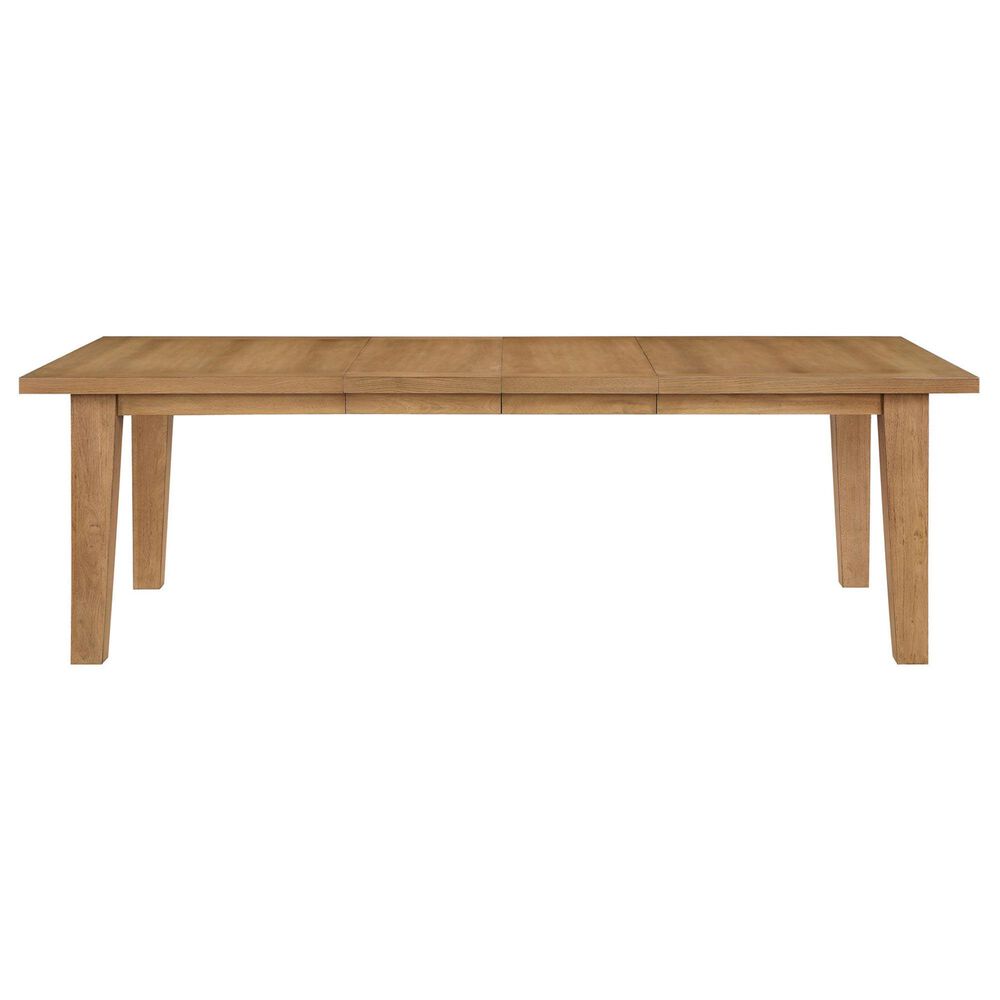 Crystal City Sommerset 7-Piece Rectangular Dining Set in Natural Oak and Black, , large