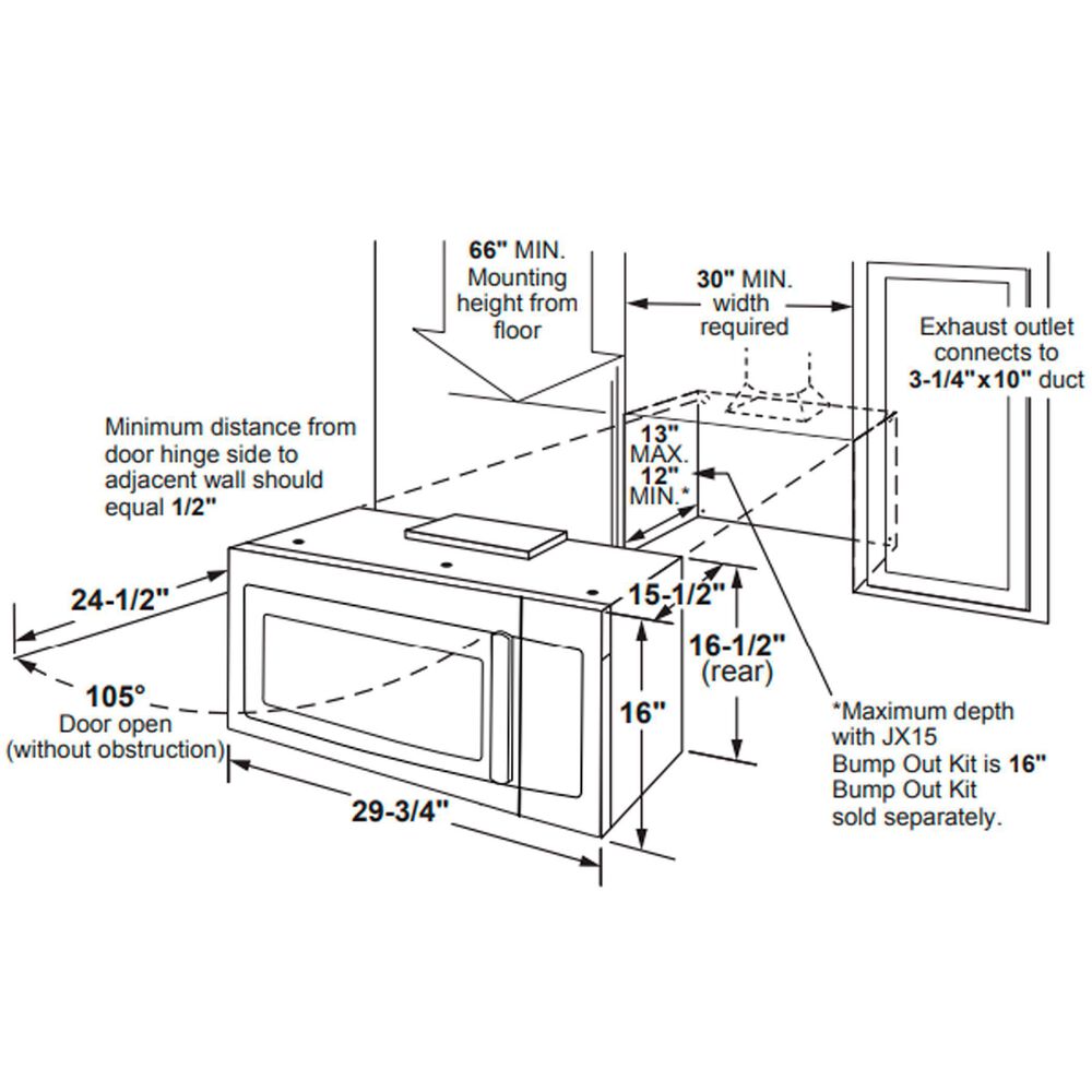 Cafe 2.1 Cu. Ft. Over The Range Microwave Oven in Stainless Steel with Brushed Stainless Handles, , large