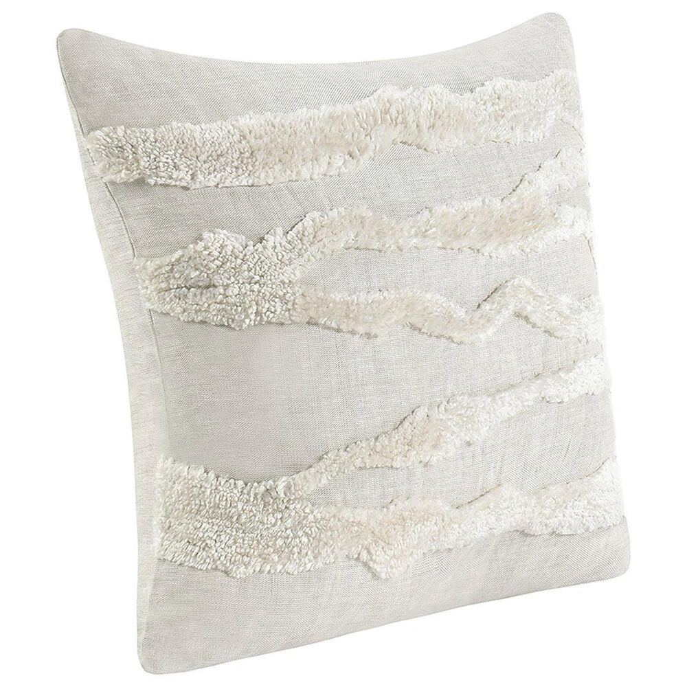 Classic Home ST Passage 22" x 22" Throw Pillow in Ivory, , large