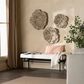 Slatehouse Zara Metal and Upholstered Bench in Black, , large